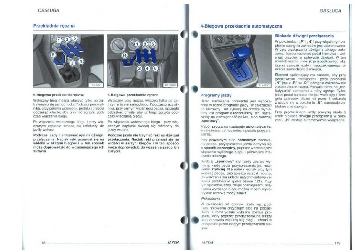 VW Golf IV 4 instrukcja obslugi / page 61