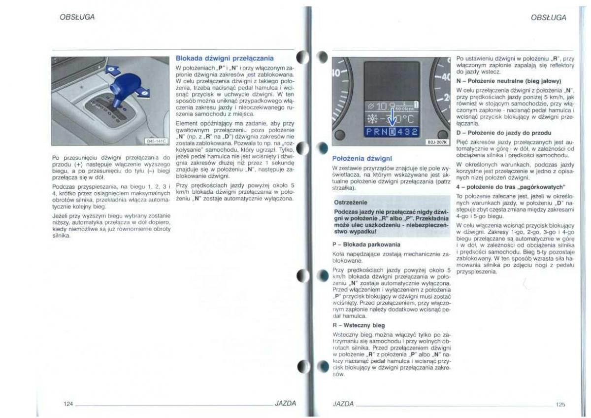 manual  VW Golf IV 4 instrukcja / page 64