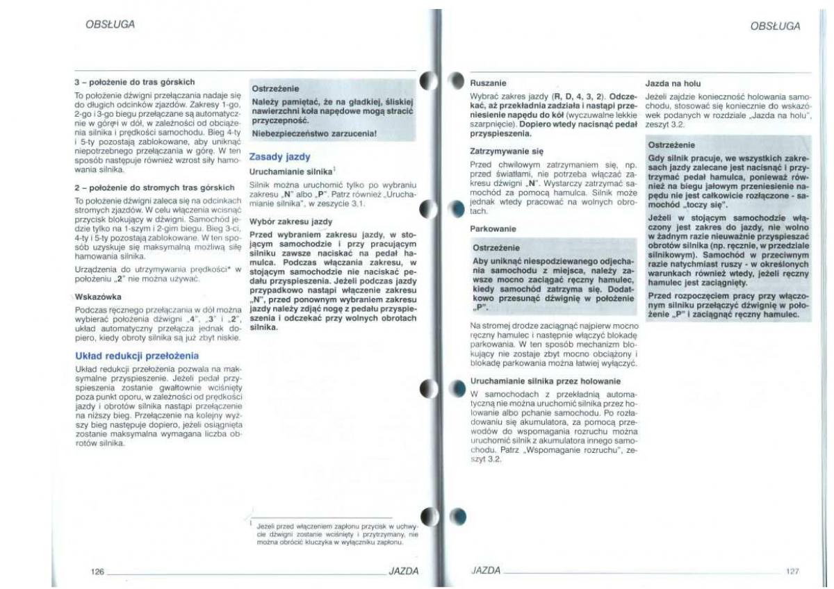 VW Golf IV 4 instrukcja obslugi / page 65