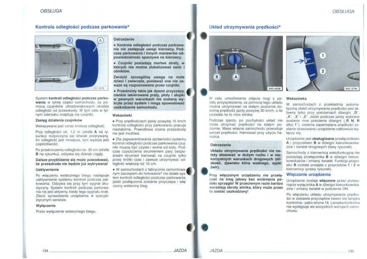 VW Golf IV 4 instrukcja obslugi / page 69