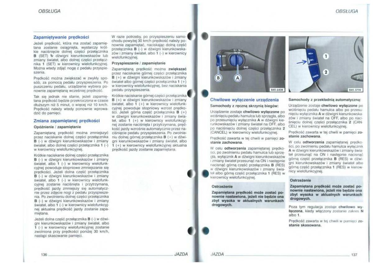 VW Golf IV 4 instrukcja obslugi / page 70