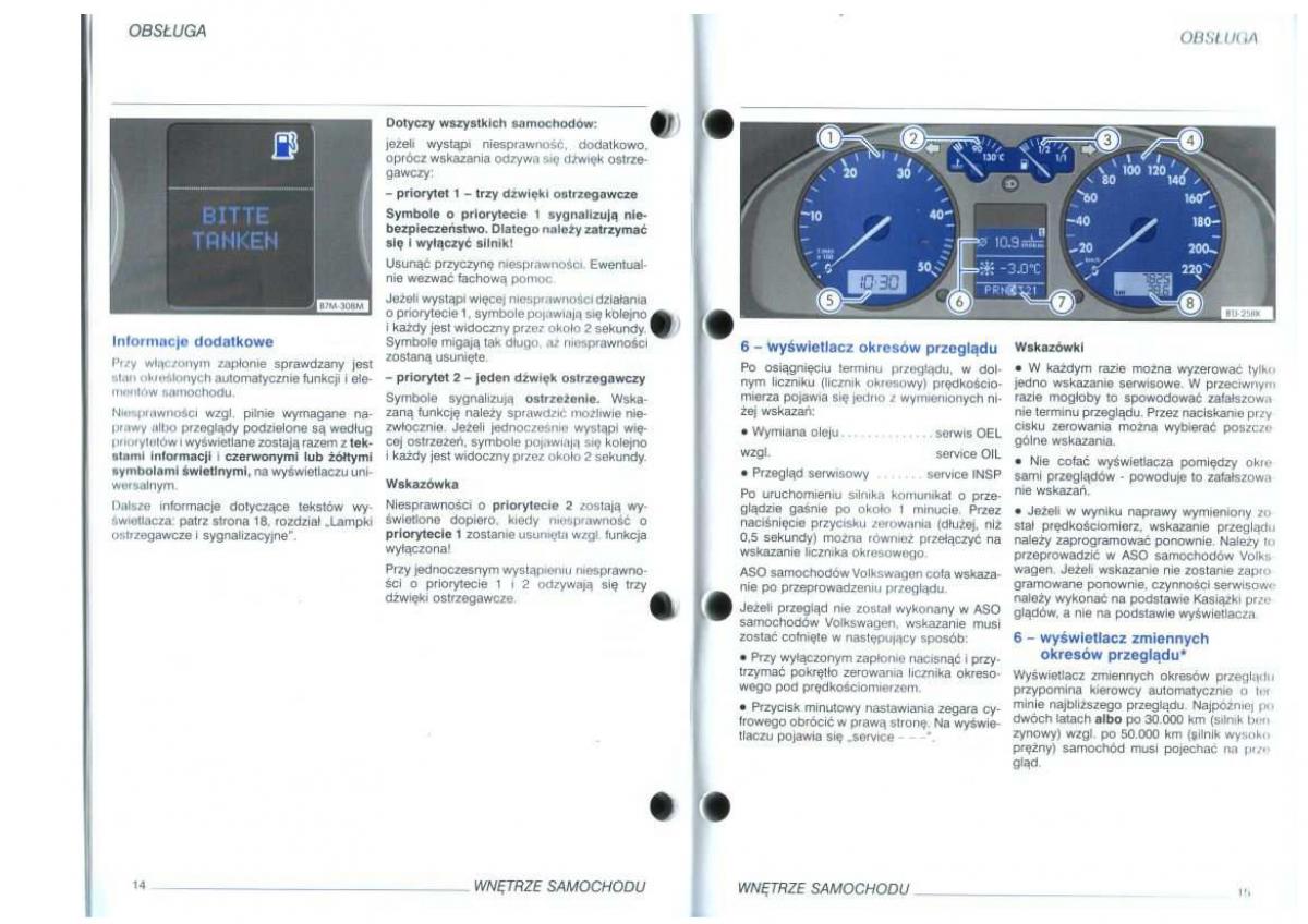 manual  VW Golf IV 4 instrukcja / page 9