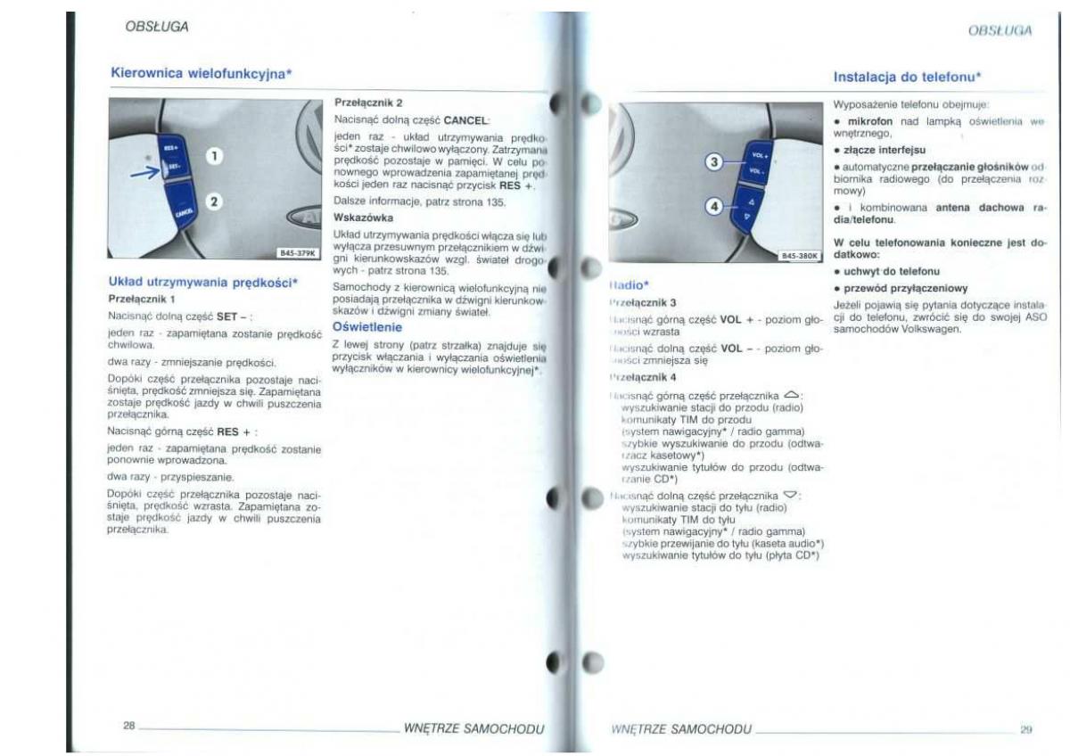 VW Golf IV 4 instrukcja obslugi / page 16