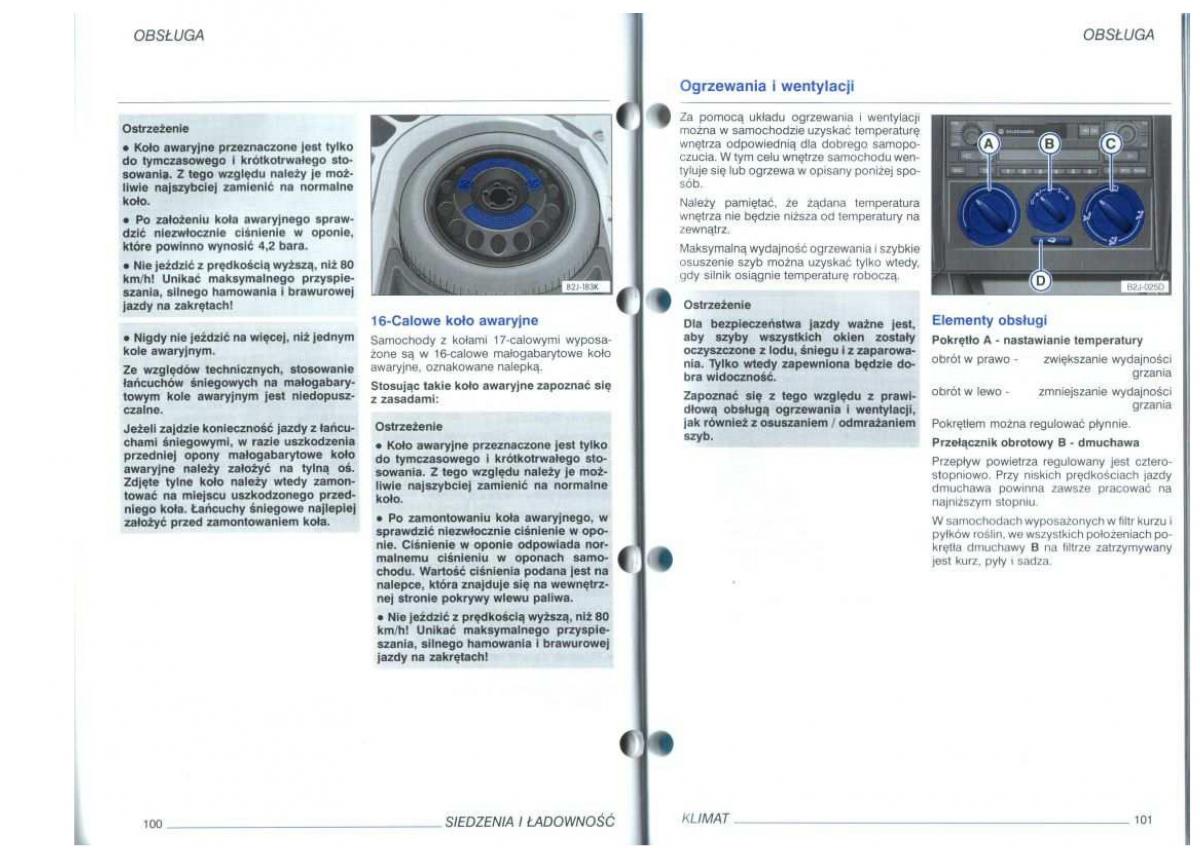 VW Golf IV 4 instrukcja obslugi / page 52