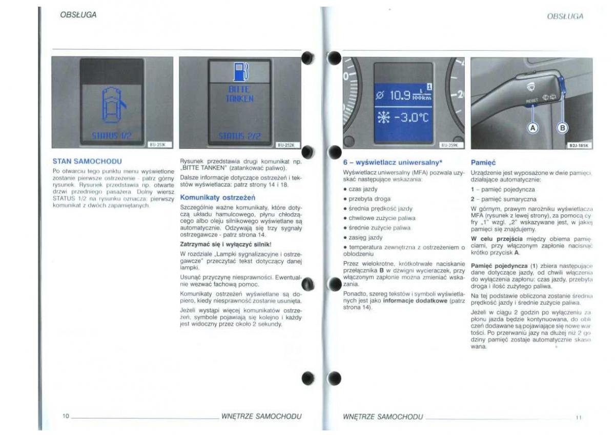 VW Golf IV 4 instrukcja obslugi / page 7