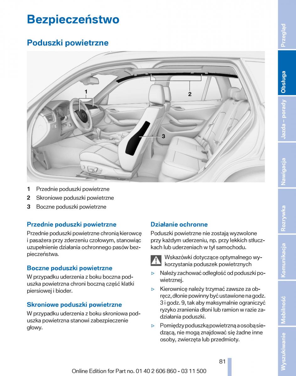 BMW X1 E84 instrukcja obslugi / page 81