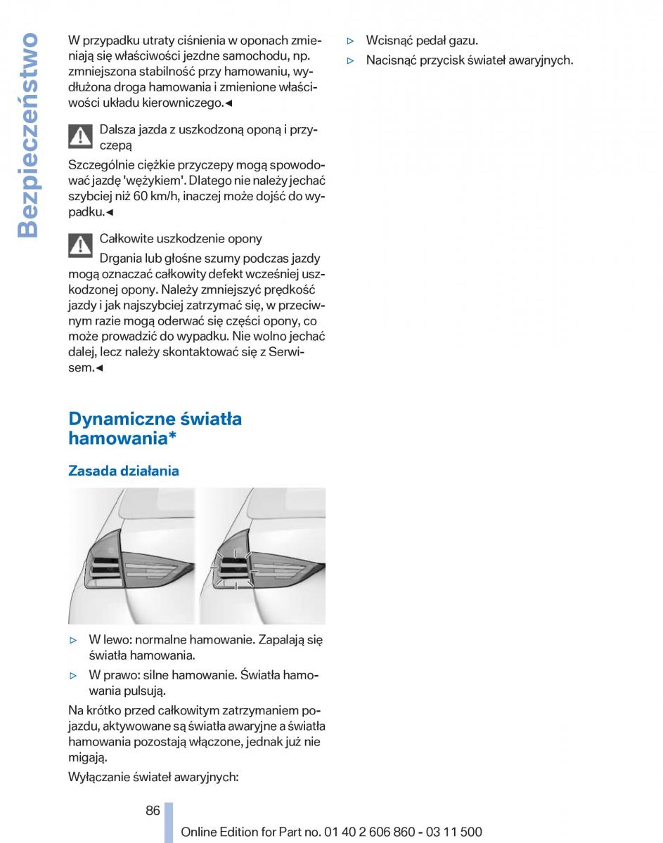 BMW X1 E84 instrukcja obslugi / page 86