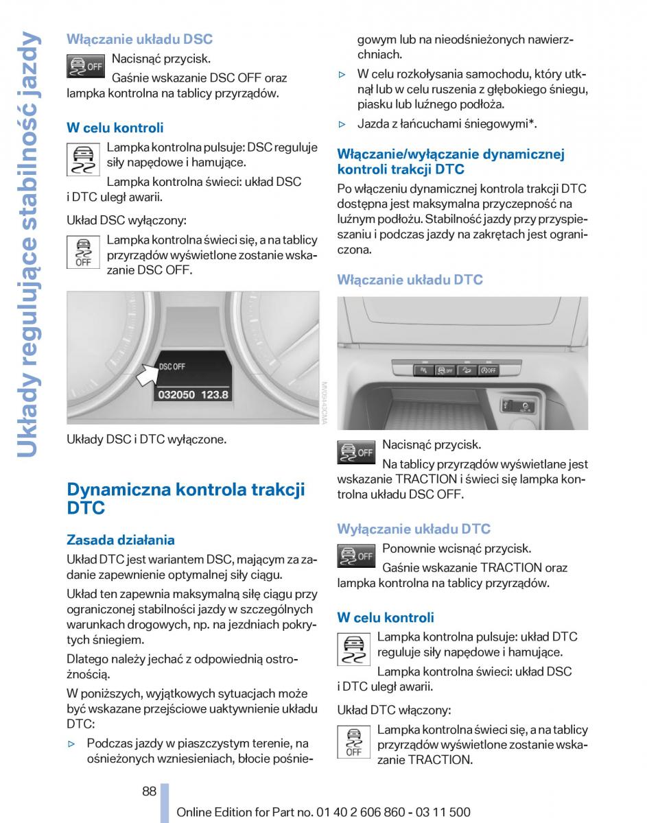 BMW X1 E84 instrukcja obslugi / page 88