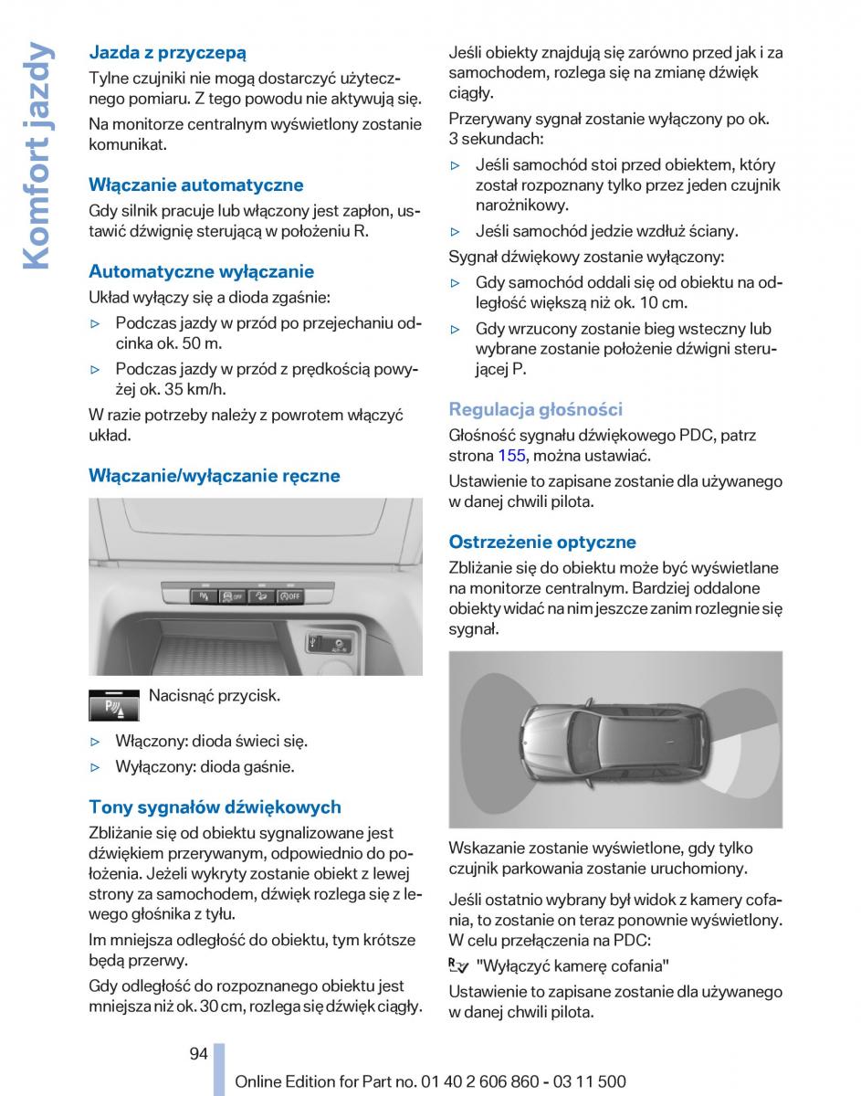 BMW X1 E84 instrukcja obslugi / page 94
