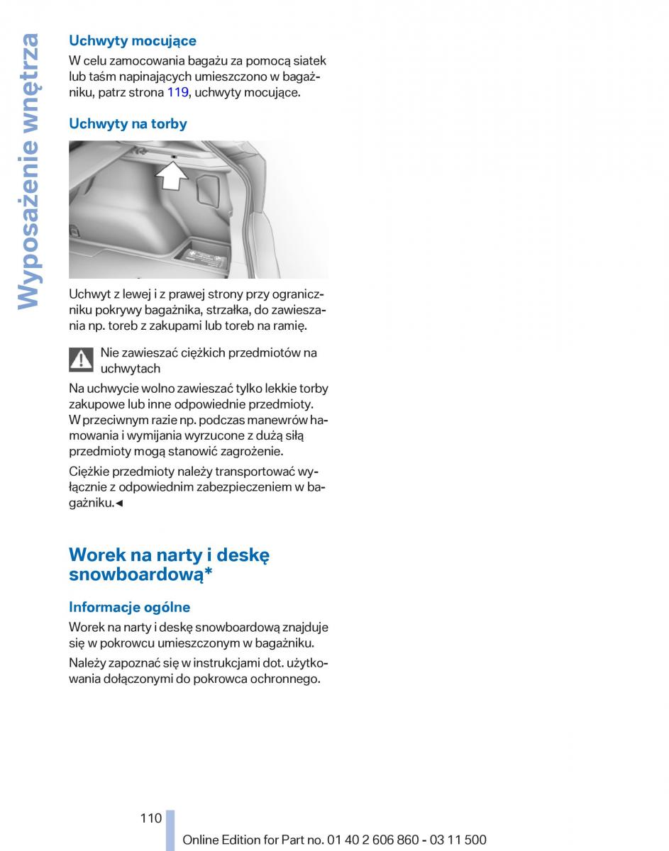 BMW X1 E84 instrukcja obslugi / page 110