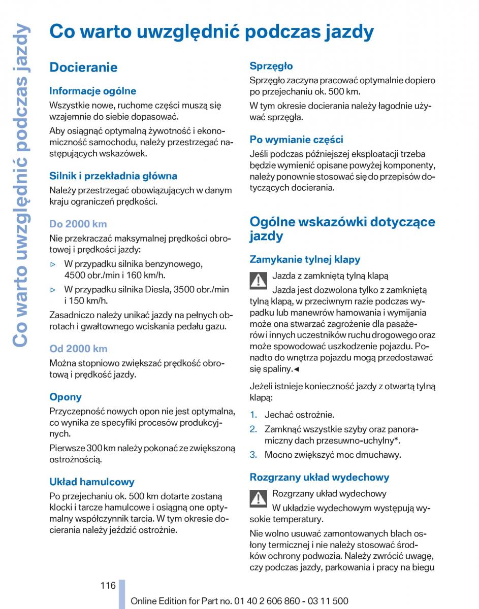 BMW X1 E84 instrukcja obslugi / page 116
