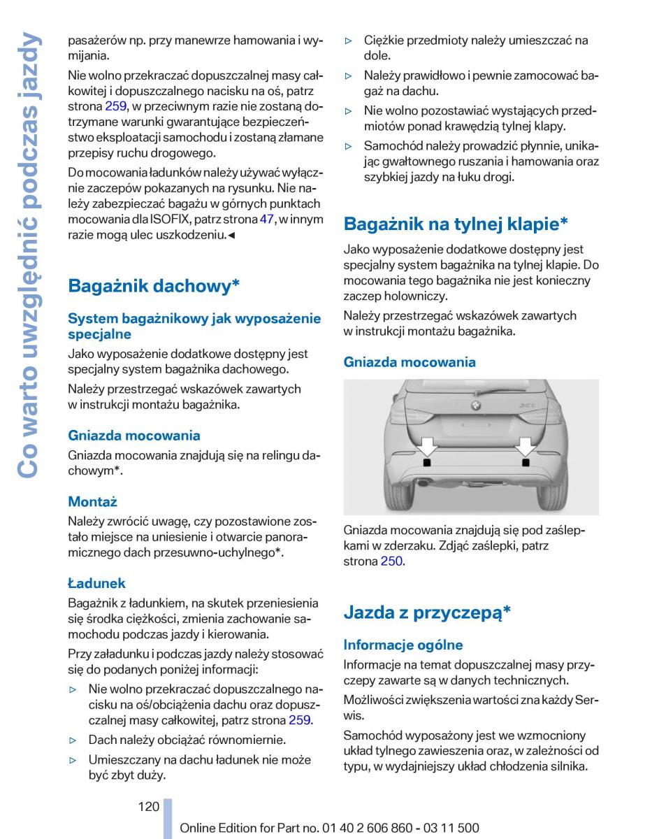 BMW X1 E84 instrukcja obslugi / page 120