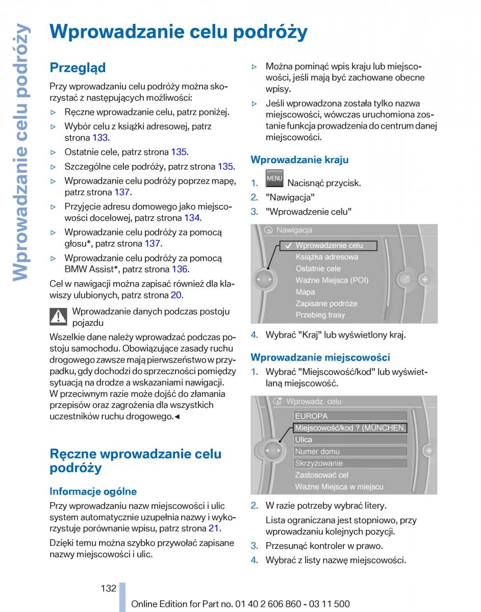 BMW X1 E84 instrukcja obslugi / page 132