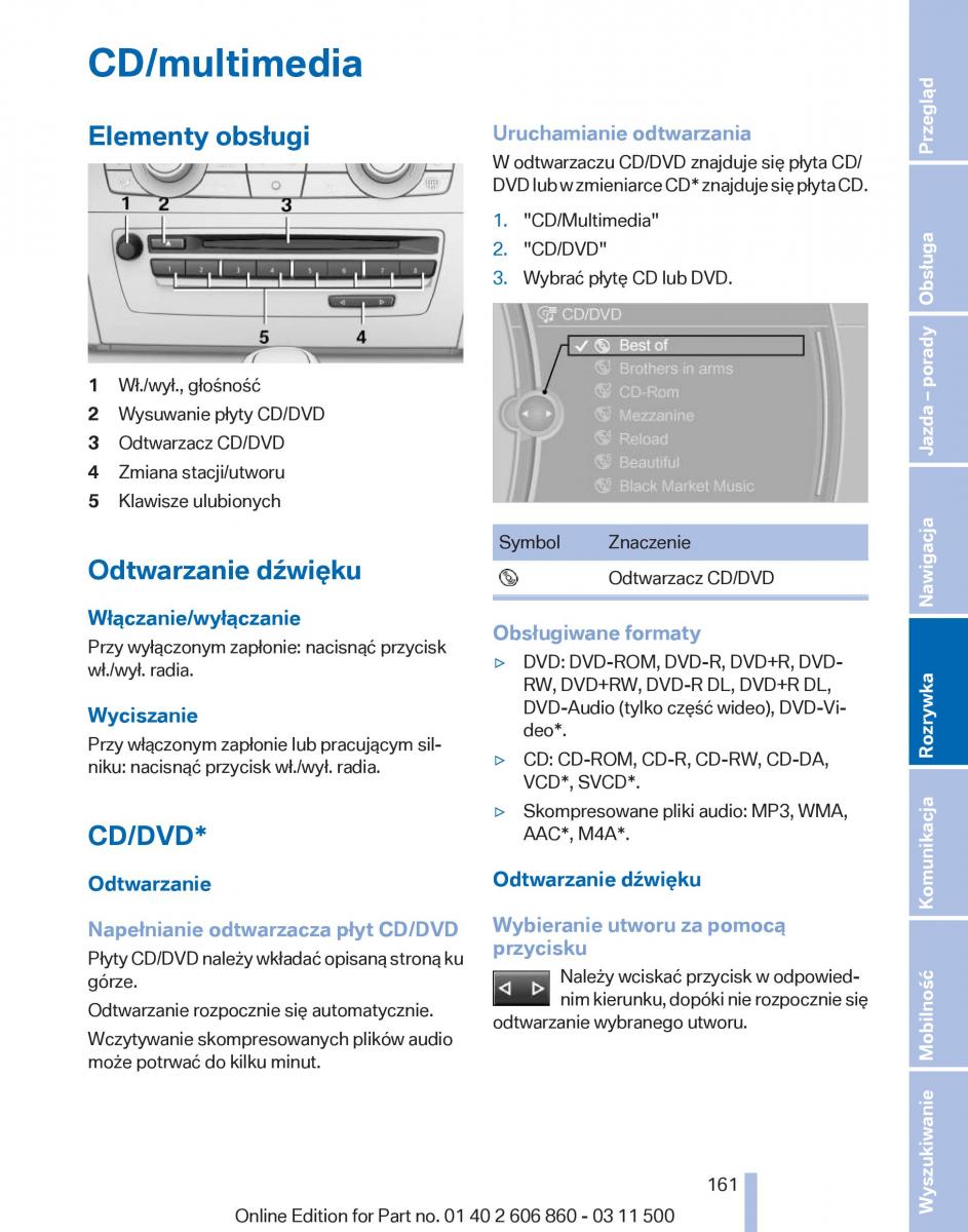 BMW X1 E84 instrukcja obslugi / page 161
