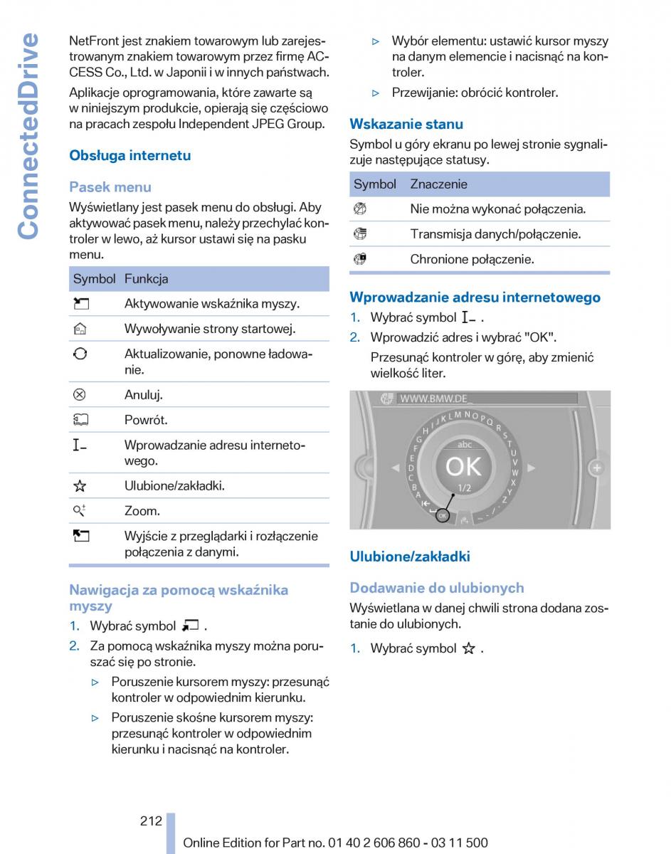 BMW X1 E84 instrukcja obslugi / page 212