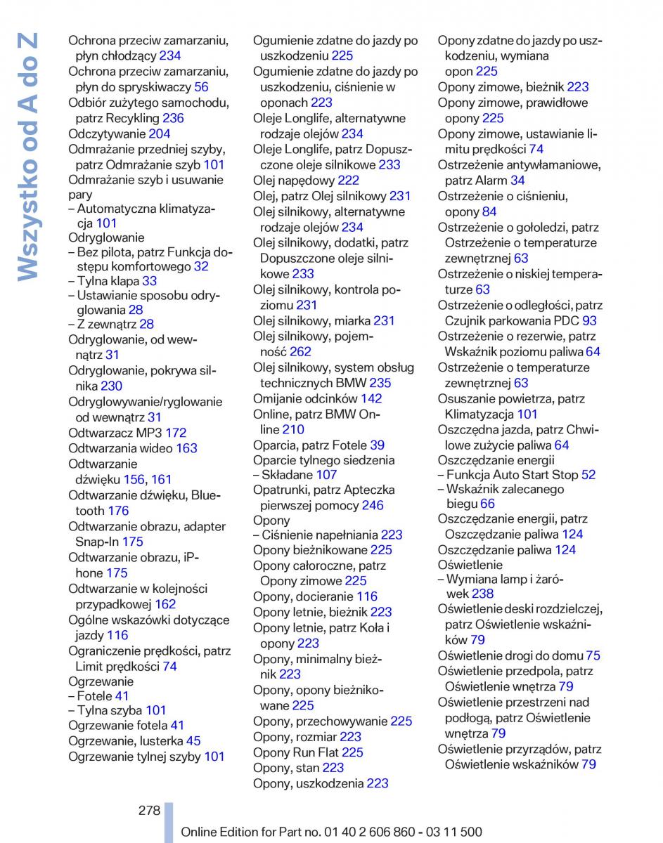 manual  BMW X1 E84 instrukcja / page 278