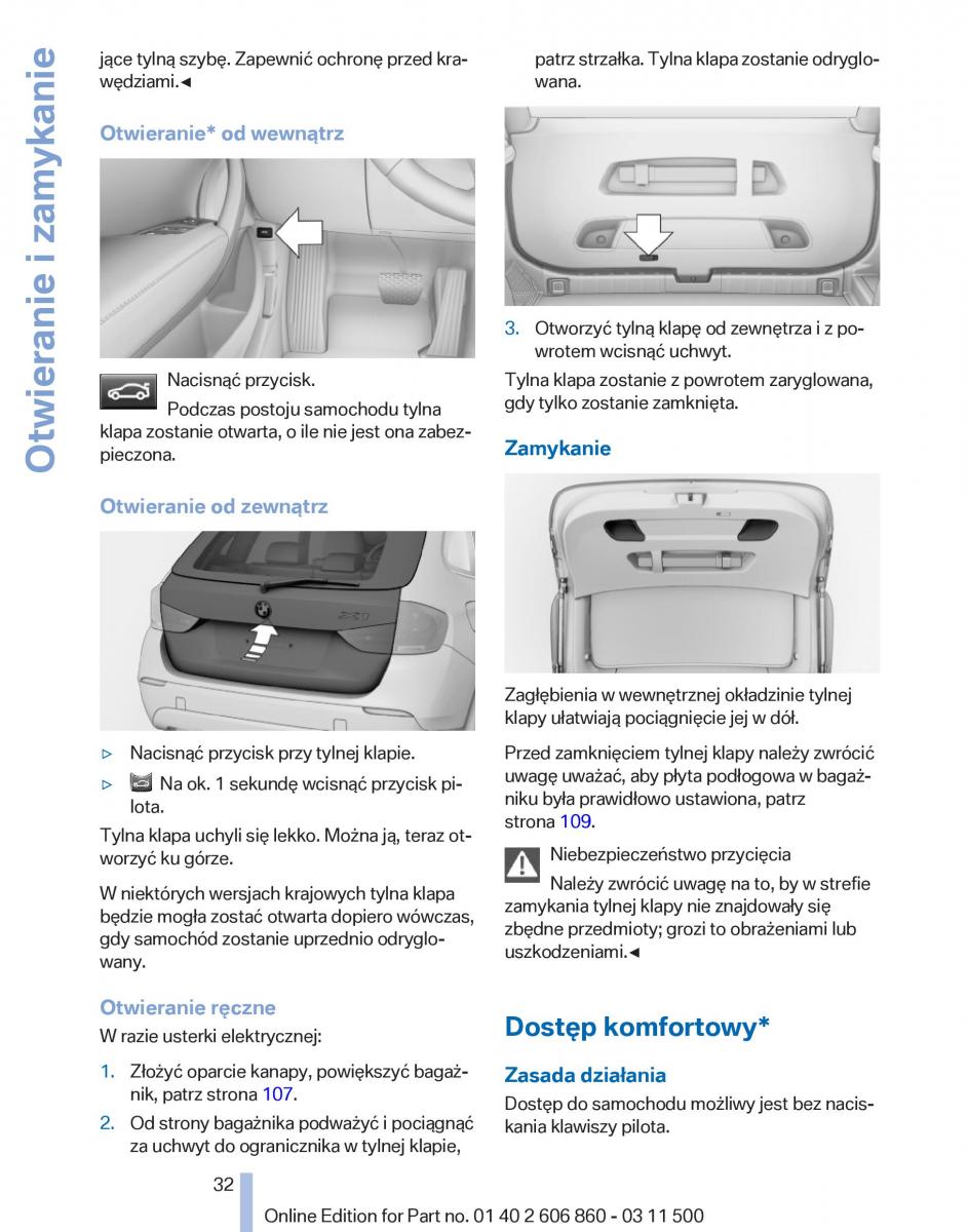BMW X1 E84 instrukcja obslugi / page 32