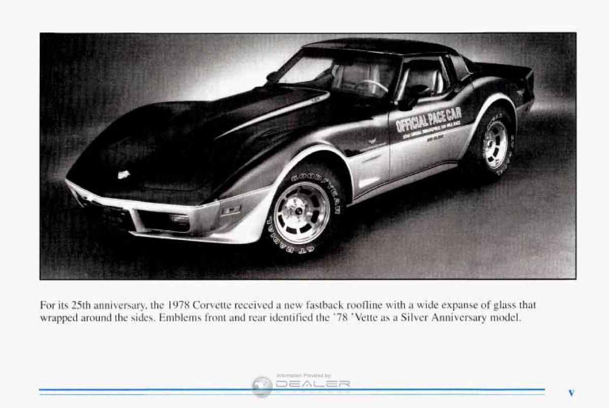 manual  Chevrolet Corvette C4 owners manual / page 6