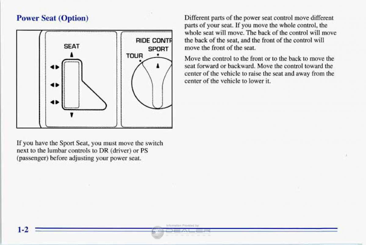 Chevrolet Corvette C4 owners manual / page 13