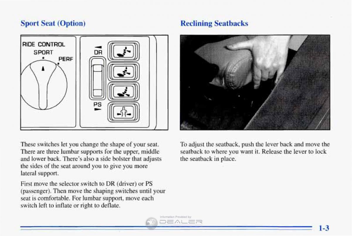 Chevrolet Corvette C4 owners manual / page 14