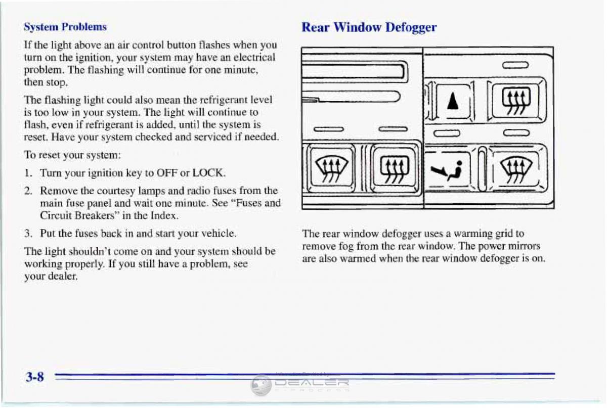 Chevrolet Corvette C4 owners manual / page 149