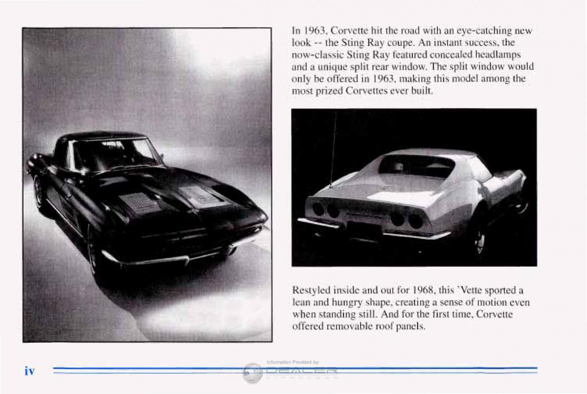 manual  Chevrolet Corvette C4 owners manual / page 5