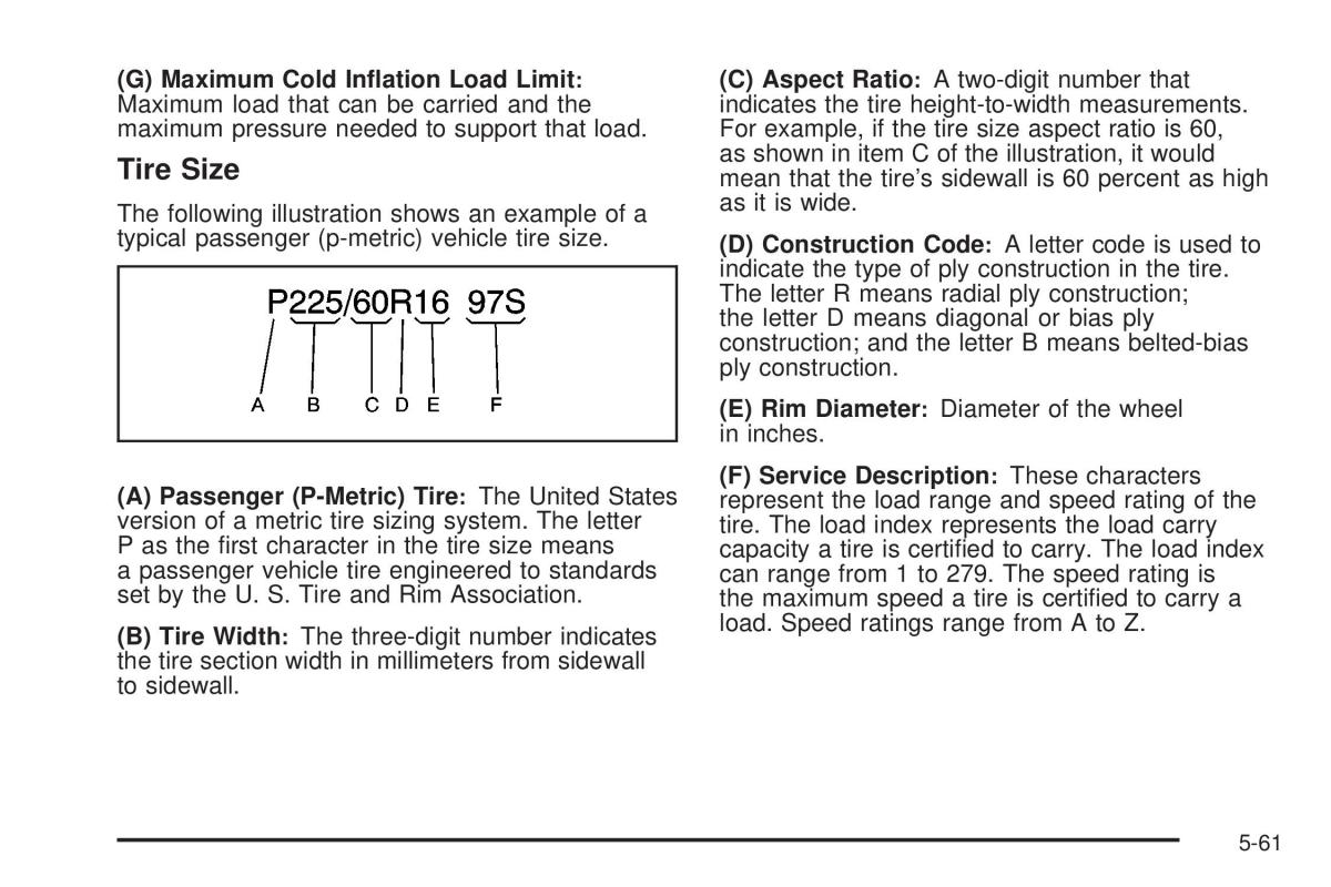 Chevrolet Corvette C5 owners manual / page 335