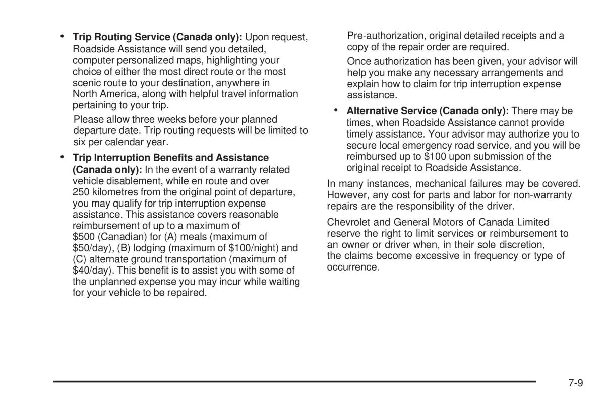 Chevrolet Corvette C5 owners manual / page 405