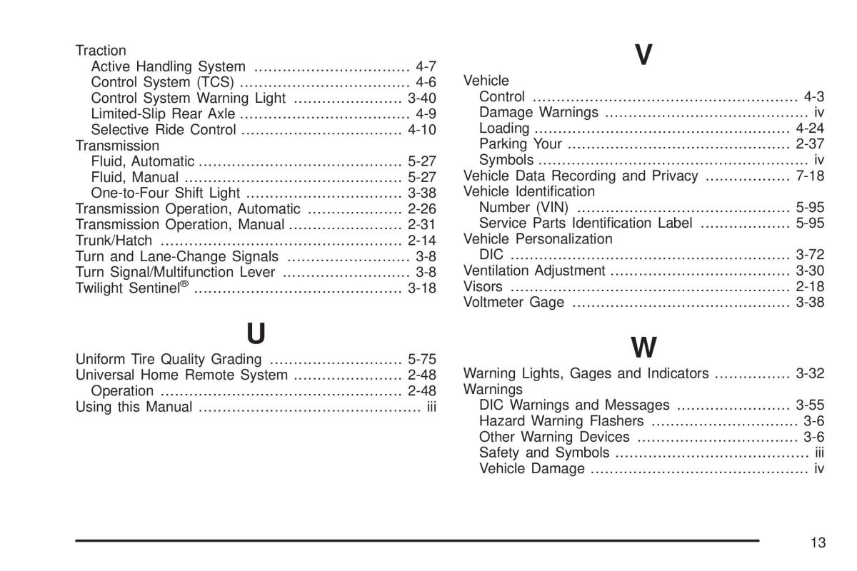 manual  Chevrolet Corvette C5 owners manual / page 429