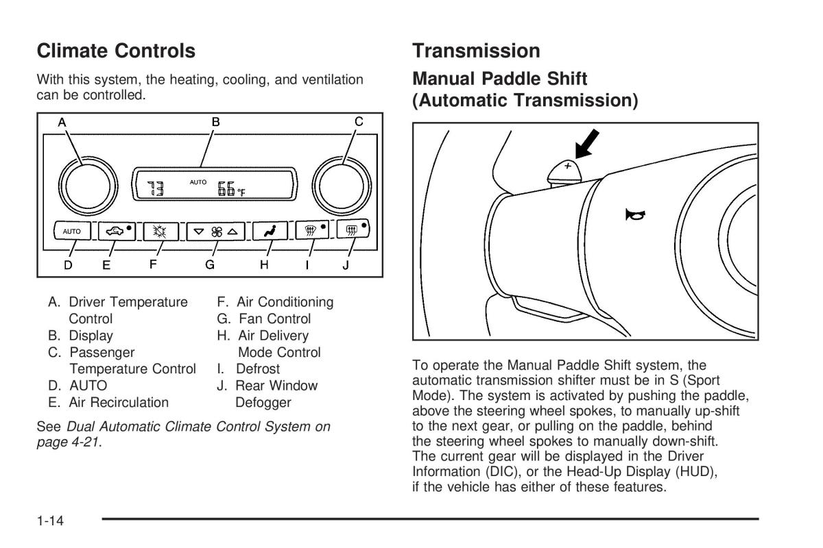 Chevrolet Corvette C6 owners manual / page 20