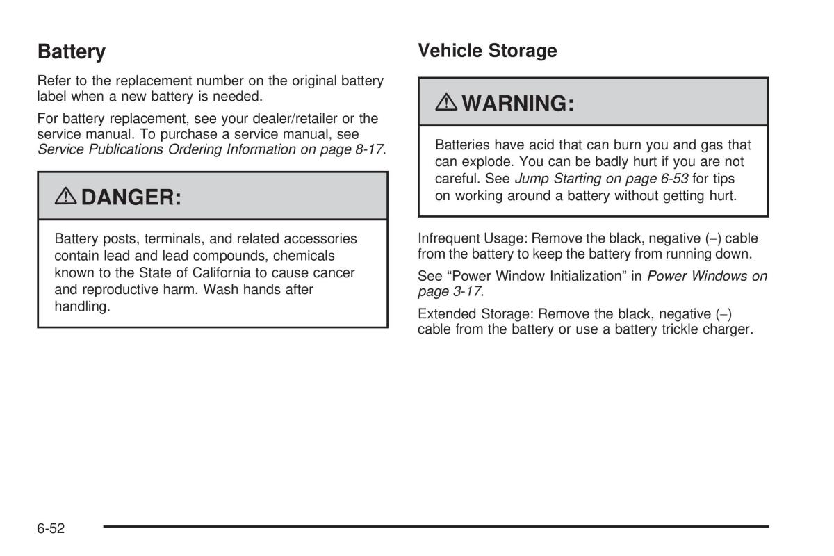 Chevrolet Corvette C6 owners manual / page 354