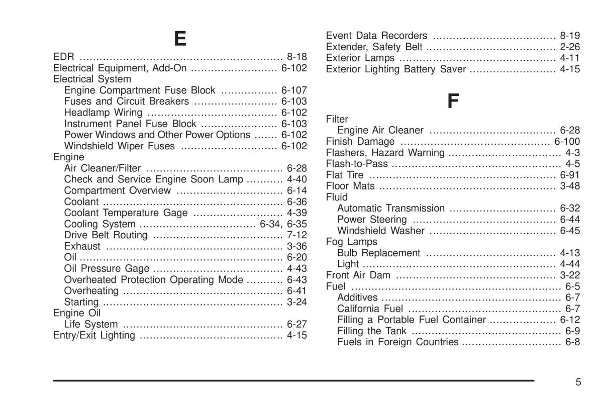 manual  Chevrolet Corvette C6 owners manual / page 457