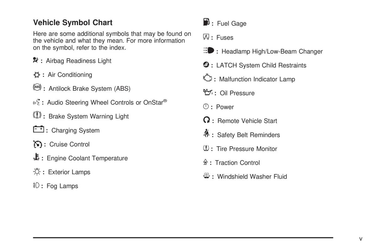 manual  Chevrolet Corvette C6 owners manual / page 5