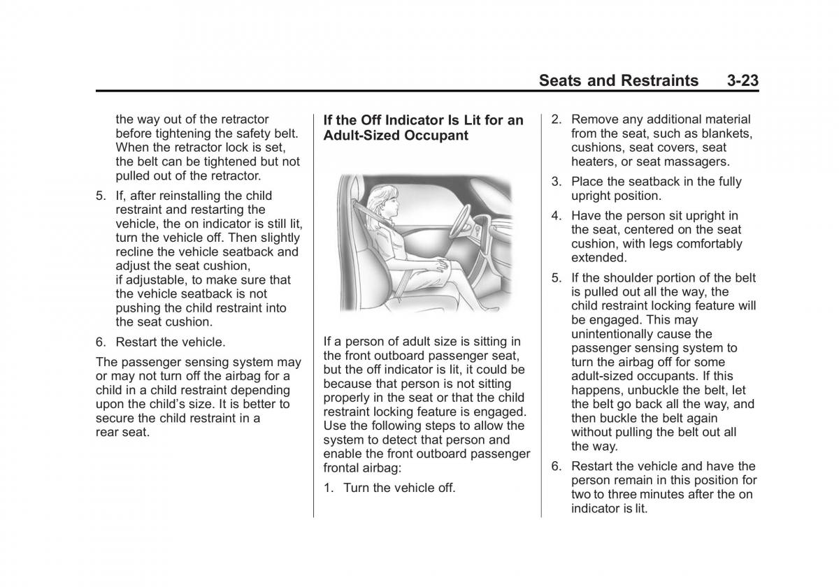 Chevrolet Corvette C7 owners manual / page 86