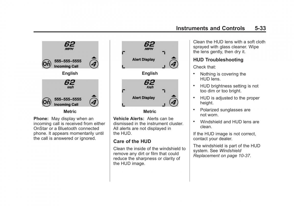 Chevrolet Corvette C7 owners manual / page 138