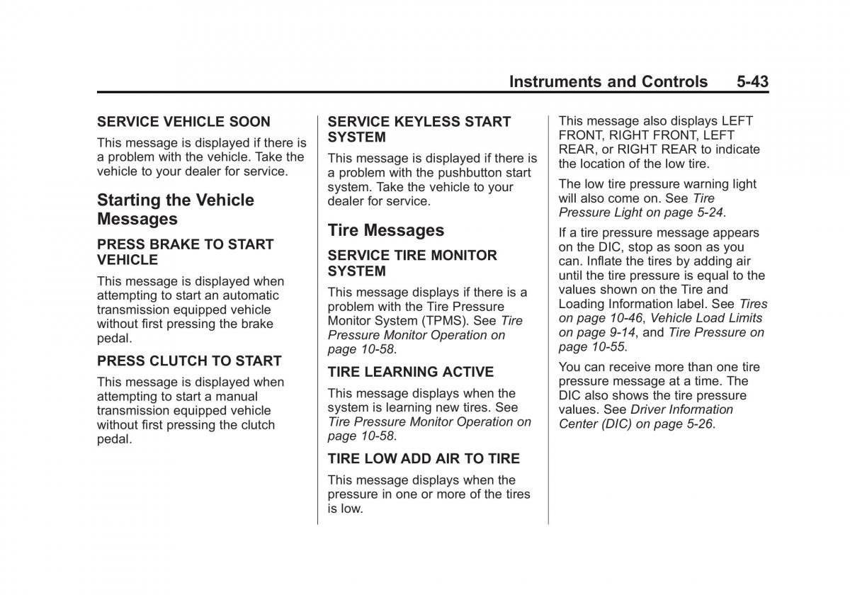 Chevrolet Corvette C7 owners manual / page 148