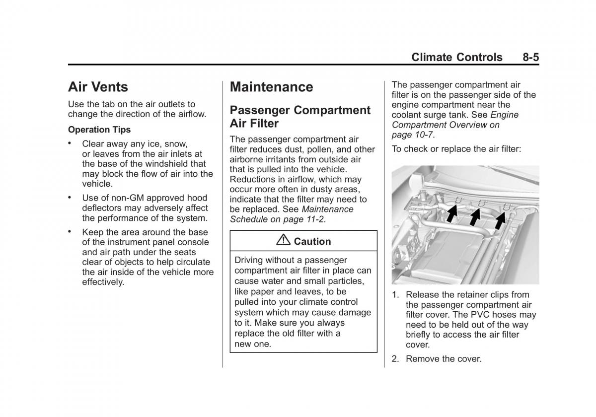 Chevrolet Corvette C7 owners manual / page 180