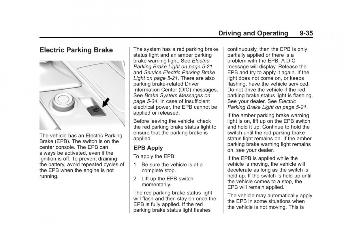 Chevrolet Corvette C7 owners manual / page 216