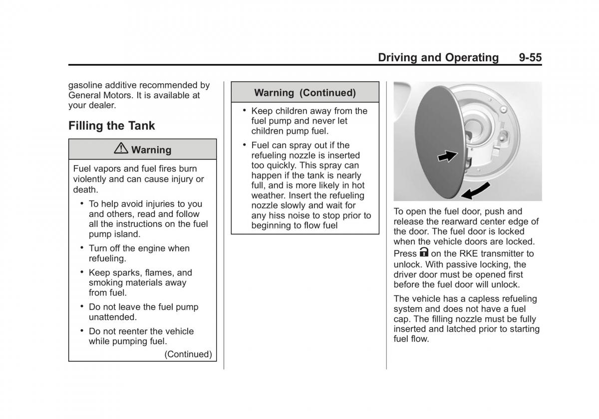 Chevrolet Corvette C7 owners manual / page 236
