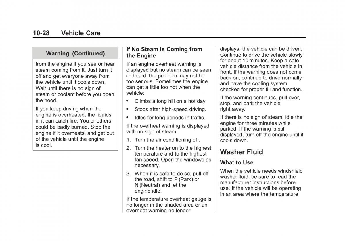 Chevrolet Corvette C7 owners manual / page 267