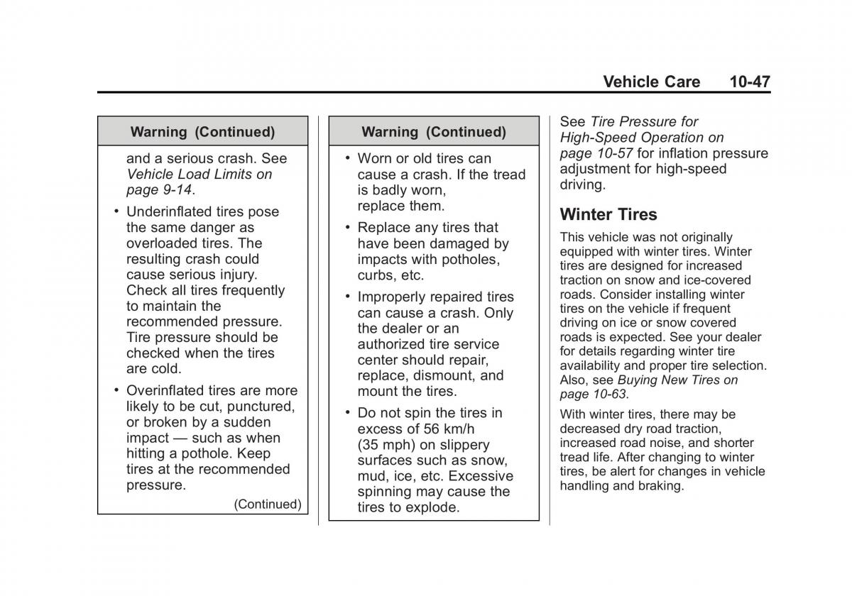 Chevrolet Corvette C7 owners manual / page 286