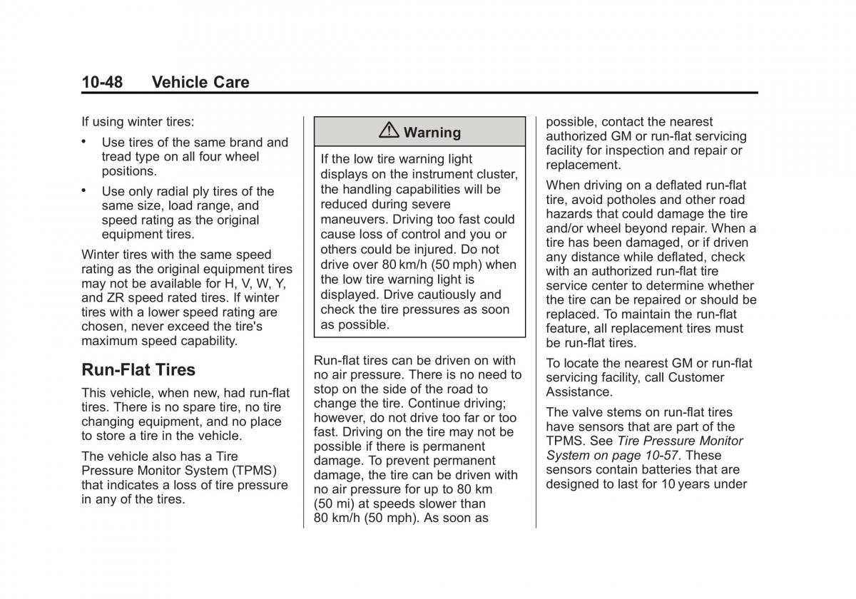 Chevrolet Corvette C7 owners manual / page 287