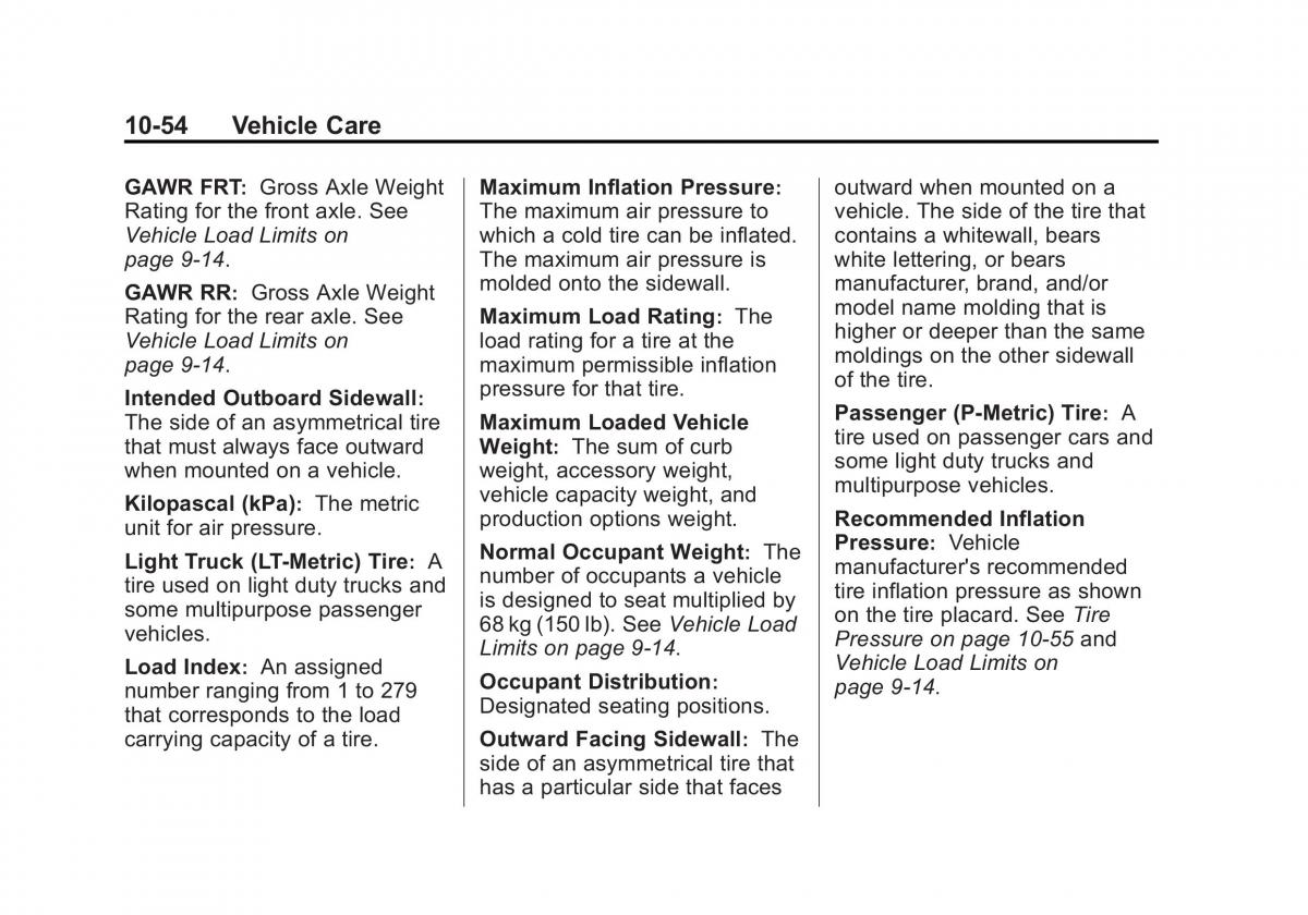 Chevrolet Corvette C7 owners manual / page 293