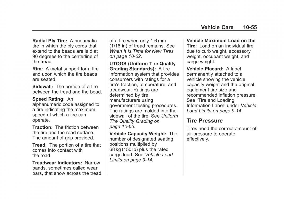 Chevrolet Corvette C7 owners manual / page 294