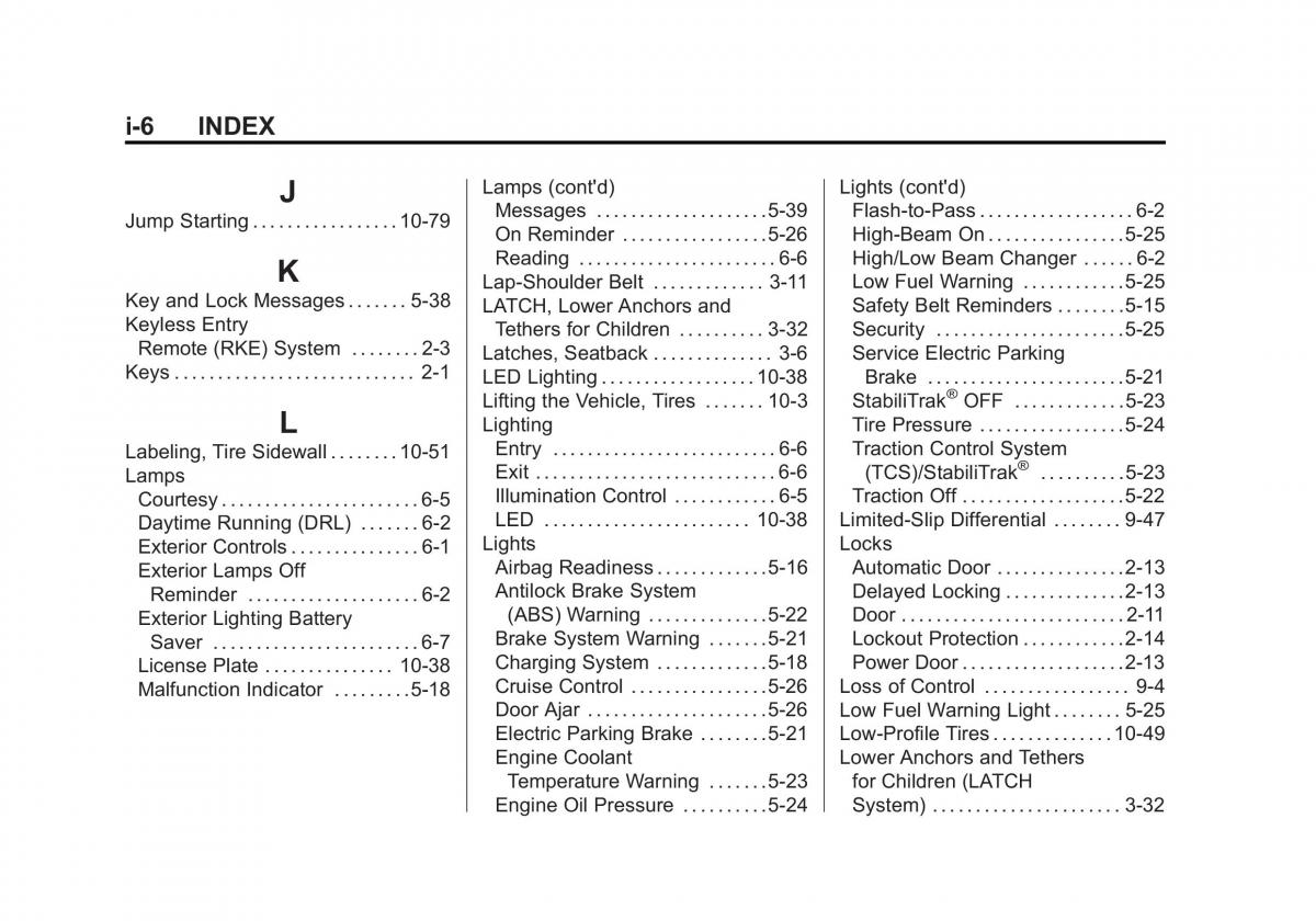 Chevrolet Corvette C7 owners manual / page 385