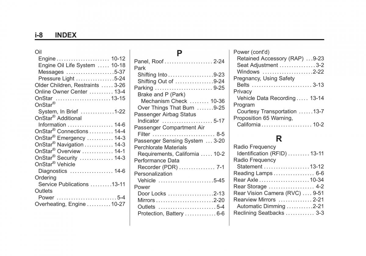 Chevrolet Corvette C7 owners manual / page 387