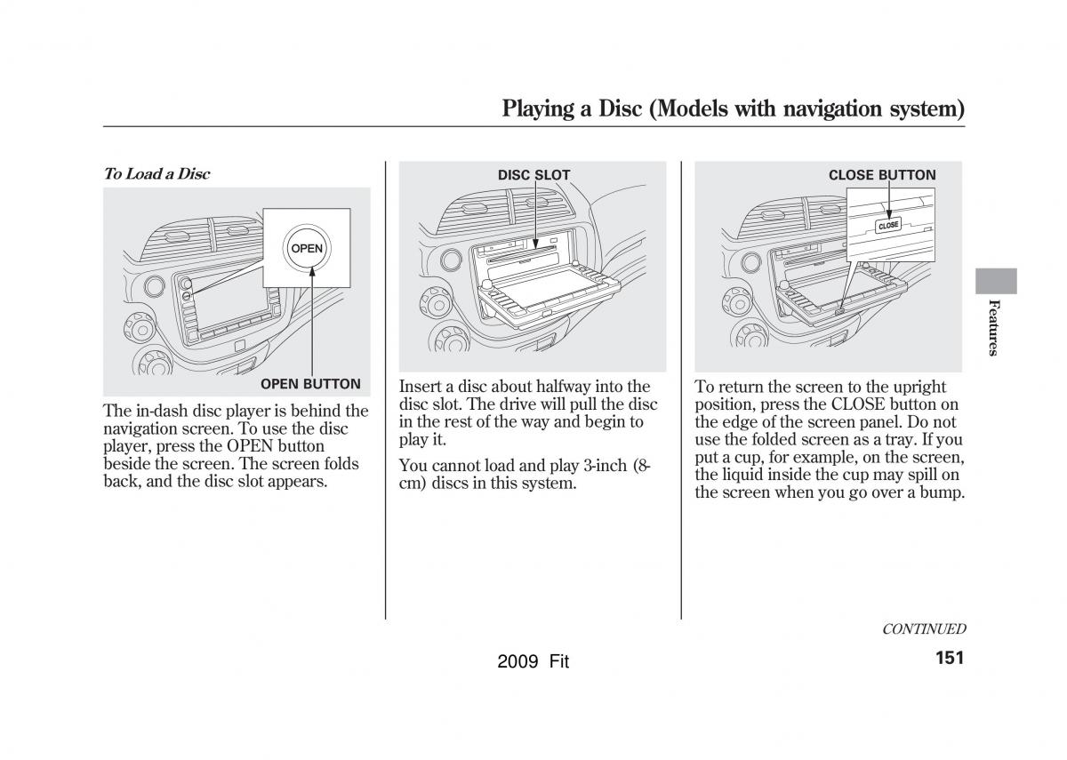 Honda Jazz III 3 Fit II manual / page 154