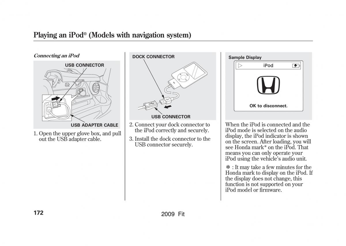 Honda Jazz III 3 Fit II manual / page 175