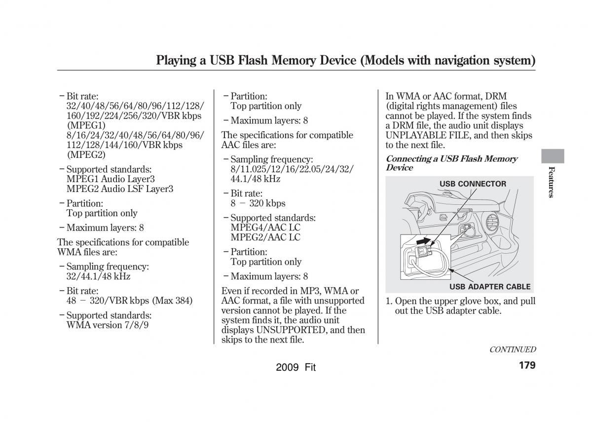 Honda Jazz III 3 Fit II manual / page 182