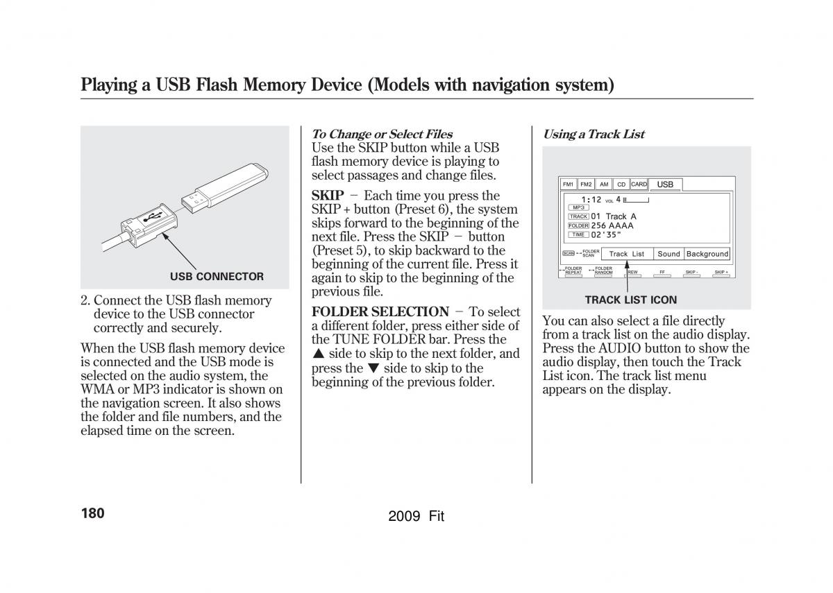 Honda Jazz III 3 Fit II manual / page 183